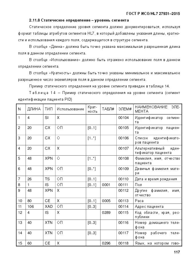 ГОСТ Р ИСО/HL 7 27931-2015, страница 124